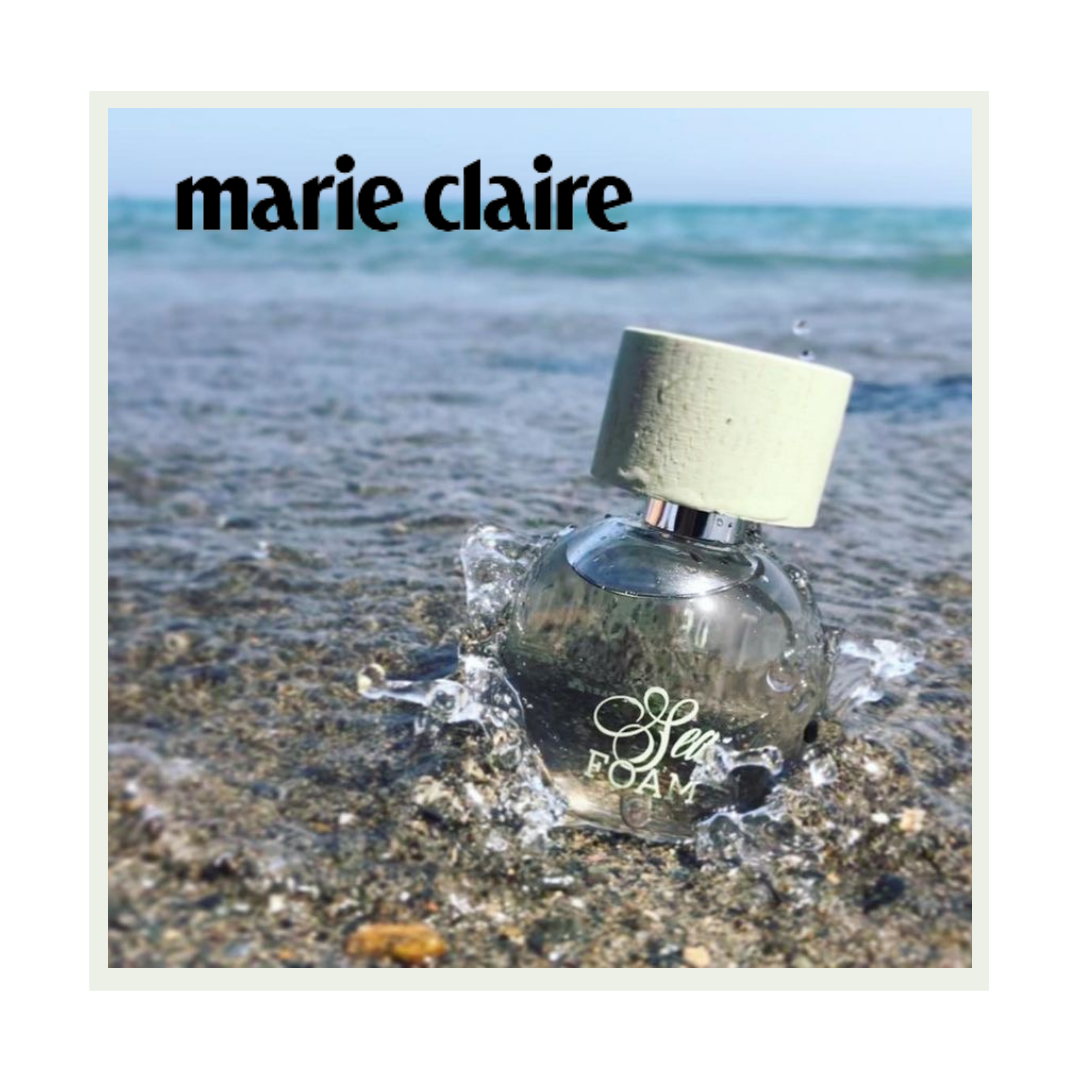 Sea Foam featured in Marie Claire's Six Sustainable Fragrances for Conscious Spritzing